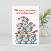 Cartes numériques X-Mas de vacances personnalisabl (Debout devant)