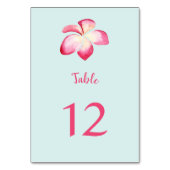 Cartes Numéro de tableau de la Plumeria tropicale (Par défaut)