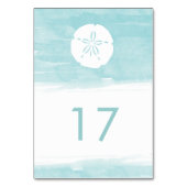 Cartes Numéro de tableau de l'aquarelle Dollar de  (Dos)