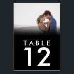 Cartes Numéro de tableau photo mariage<br><div class="desc">Téléchargez votre photo préférée sur ces cartes de mariage photo personnalisées. Le design est répété à l'avant et à l'arrière de la carte. Contactez-moi si vous avez besoin d'aide avec le modèle,  je serai heureux de vous aider.</div>