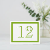 Cartes Numéro du tableau vert printemps (Debout devant)
