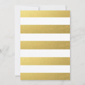 CARTES NUMÉROS DE TABLE POUR MARIAGE EN OR CHIC (Dos)