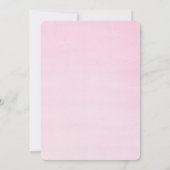 Cartes nuptiales roses de bingo-test de la Fête de (Dos)