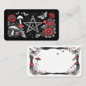 Cartes Oracle Blond Mushroom Pentacle (Devant / Derrière)