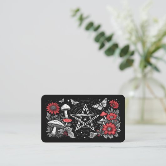 Cartes Oracle Blond Mushroom Pentacle (Debout devant)