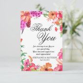 Cartes oranges roses de Merci de jardin (Debout devant)