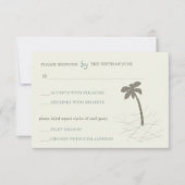 Cartes Palm tree -rsvp (Devant)