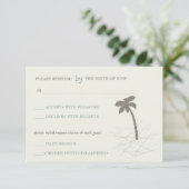 Cartes Palm tree -rsvp (Debout devant)