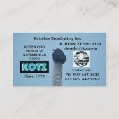 CARTES PAR RADIO DE KOTZ (Dos)