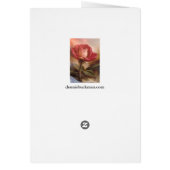 Cartes Pastel Red Rose (Dos)