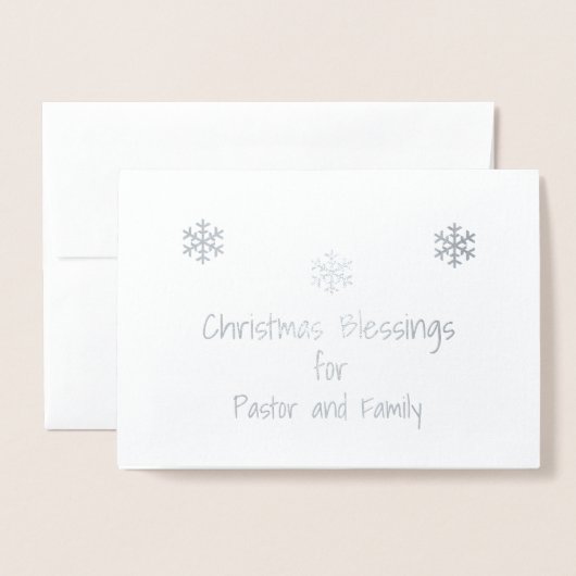 Cartes Pasteur/Famille (Devant avec enveloppe)