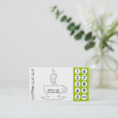 cartes perforées à café (Debout devant)