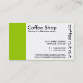 cartes perforées à café (Dos)