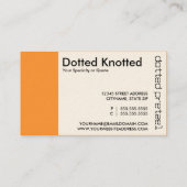 cartes perforées coupées de bretzel mou (Dos)