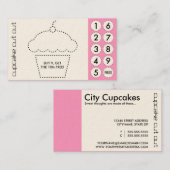 cartes perforées coupées par petit gâteau (Devant / Derrière)