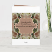 Cartes personnalisables d'anniversaire heureux (Dos)