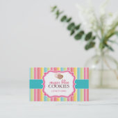 Cartes personnalisables de fidélité de biscuit de (Debout devant)