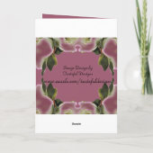 Cartes personnalisables heureuses d'Anniversay (Dos)