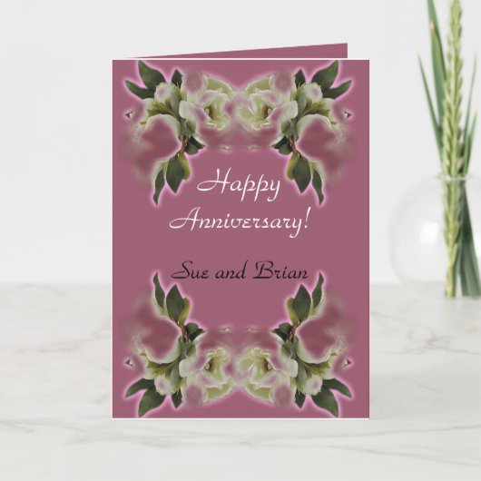 Cartes personnalisables heureuses d'Anniversay (Devant)