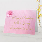 Cartes personnalisables Joyeuses Anniversaire (Fleur jaune)