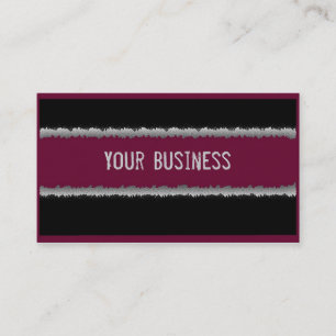 Cartes personnalisables modernes violet foncé