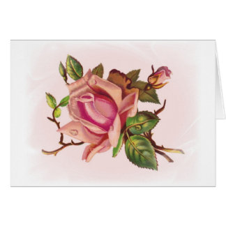 Cartes personnalisables Soft Rose