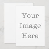 Cartes personnalisées avec code QR – Invitation in (Devant / Derrière)