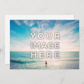 Cartes personnalisées avec photo ou logo (Devant / Derrière)