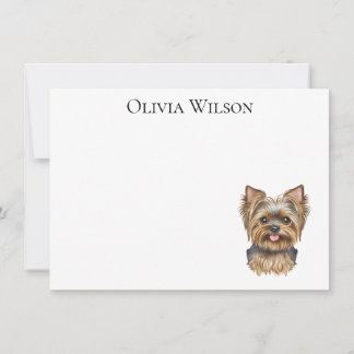 Cartes personnalisées avec yorkshire
