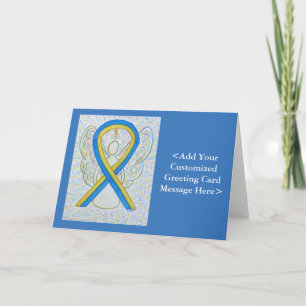 Cartes personnalisées Blue and Yellow Awareness