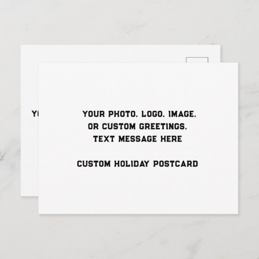 Cartes personnalisées, créez vos propres (Devant / Derrière)