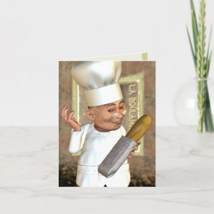 Cartes personnalisées de boulangerie française