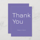 Cartes personnalisées, minimaliste personnalisé vi (Devant / Derrière)