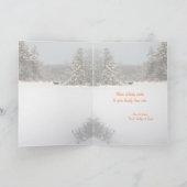 Cartes personnalisées Noël Sunrise (Intérieur)