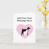 Cartes personnalisées Pet Care (Fleur jaune)