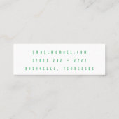 Cartes personnelles (Dos)