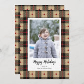 Cartes photo de Noël (Devant / Derrière)