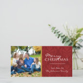 Cartes photo de Noël personnalisables (Debout devant)