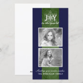 Cartes photo de Noël personnalisables (Devant / Derrière)