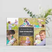 Cartes photo de vacances élégantes en collage (Debout devant)