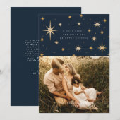Cartes Photo Étoiles Célestes Nuit Sainte (Devant / Derrière)