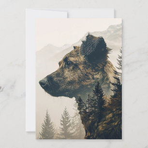 Cartes photographiques pour chiens et paysages