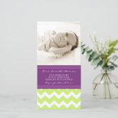 Cartes photos de baby shower de Merci de prune de (Debout devant)