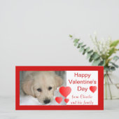 Cartes photos de chiens Heureuses Saintes-Valentin (Debout devant)
