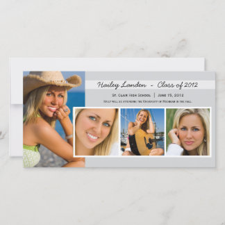 Cartes photos de Faire-part | Gris
