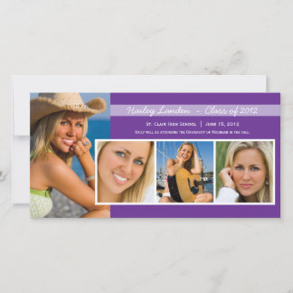 Cartes photos de Faire-part | Violet
