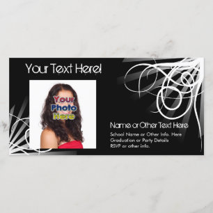 Cartes photos de la graduation de l'araignée noire