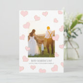 Cartes photos de la Saint-Valentin au coeur léger (Debout devant)