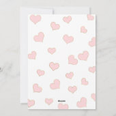 Cartes photos de la Saint-Valentin au coeur léger (Dos)