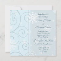 Cartes photos de l'invitation de mariage d'hiver